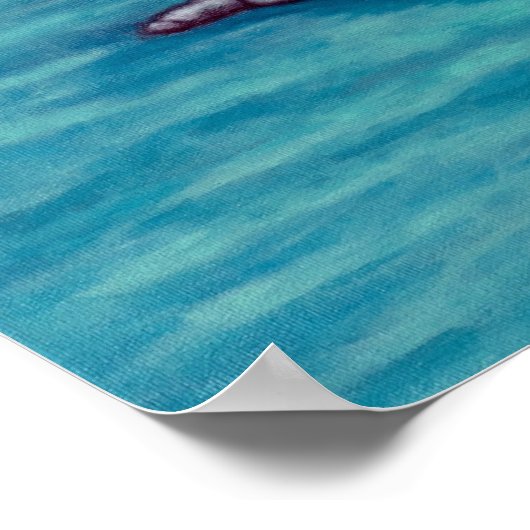 Farben von Monterosso Print Poster (Ecke)