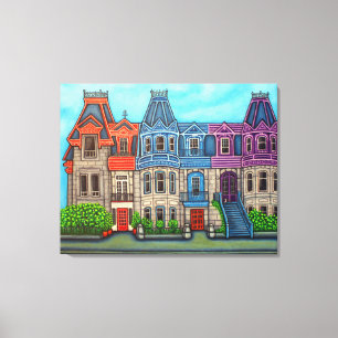 Farben von Montreal Canvas Print Leinwanddruck