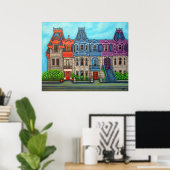 Farben von Montreal Poster (Heimbüro)