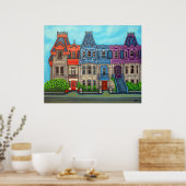 Farben von Montreal Poster (Küche)