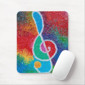Farben von Musik Mousepad (Mit Mouse)
