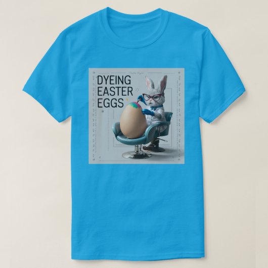 Färben von Ostereiern T-Shirt (Design vorne)