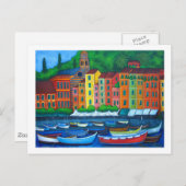 Farben von Portofino Postkarte (Vorne/Hinten)