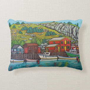 Farben von Quidi Vidi, Neufundland Throw Kissen
