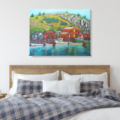 Farben von Quidi Vidi, Neufundland von Lisa Lorenz Leinwanddruck (Insitu (Schlafzimmer))
