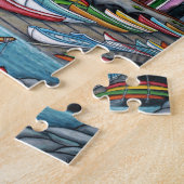 Farben von Riomaggiore, Cinque Terre Puzzlespiel Puzzle (Seite)