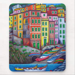 Farben von Riomaggiore - Mousepad