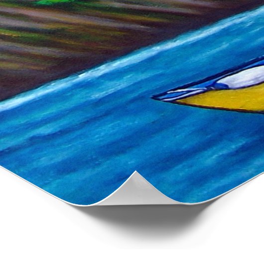 Farben von Riomaggiore von Lisa Lorenz Poster (Ecke)