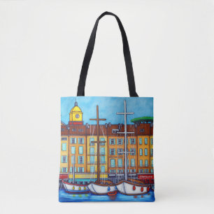 Farben von Saint-Tropez Tote Tasche von Lisa Loren
