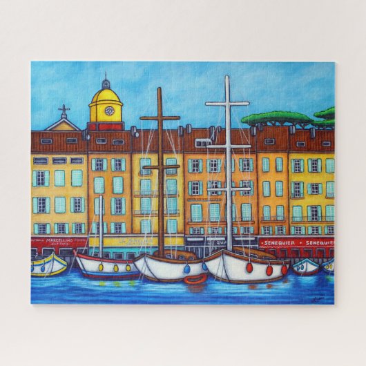 Farben von Saint-Tropez von Lisa Lorenz Puzzle (Horizontal)