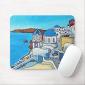 Farben von Santorini Mouse Pad von Lisa Lorenz Mousepad (Mit Mouse)