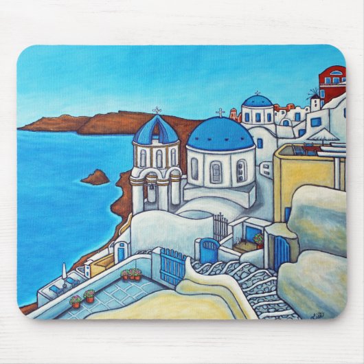 Farben von Santorini Mouse Pad von Lisa Lorenz Mousepad (Vorne)