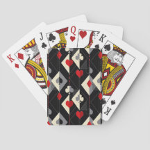 Farben von Spielkarten beim Poker.