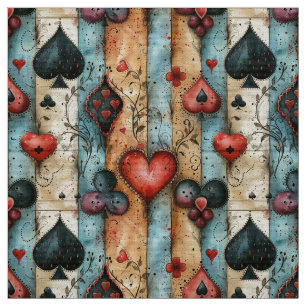 Farben von Spielkarten beim Poker. Stoff