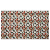 Farben von Spielkarten beim Poker. Stoff (Fat Quarter (45,7 x 55,9 cm))