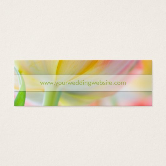 Farben von Spring Tulip ・ Website-Karte Hochzeit (Vorderseite)