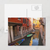 Farben von Venedig, Italien Postkarte (Vorne/Hinten)