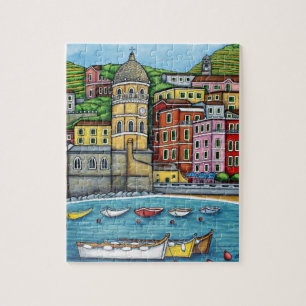 Farben von Vernazza, Cinque Terre Puzzle