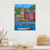 Farben von Vernazza von Lisa Lorenz Poster (Küche)