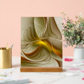 Farben Wertvoller Metalle, Abstraktes Fraktal Kuns Acrylschild (Hochzeit)