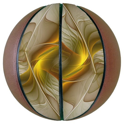 Farben Wertvoller Metalle, Abstraktes Fraktal Kuns Basketball (Vertikal)