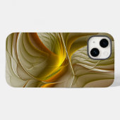 Farben Wertvoller Metalle, Abstraktes Fraktal Kuns Case-Mate iPhone Hülle (Rückseite (Horizontal))