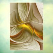 Farben Wertvoller Metalle, Abstraktes Fraktal Kuns Fensteraufkleber (Blatt 3)