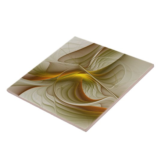 Farben Wertvoller Metalle, Abstraktes Fraktal Kuns Fliese (Seite)