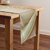 Farben Wertvoller Metalle, Abstraktes Fraktal Kuns Kurzer Tischläufer (Beispiel)