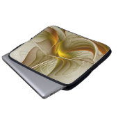 Farben Wertvoller Metalle, Abstraktes Fraktal Kuns Laptopschutzhülle (Vorne Knopf)