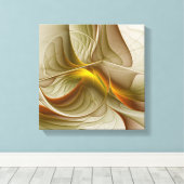 Farben Wertvoller Metalle, Abstraktes Fraktal Kuns Leinwanddruck (Insitu (Holzboden))