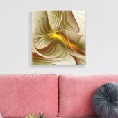 Farben Wertvoller Metalle, Abstraktes Fraktal Kuns Leinwanddruck (Insitu (Wohnzimmer))