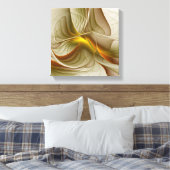 Farben Wertvoller Metalle, Abstraktes Fraktal Kuns Leinwanddruck (Insitu (Schlafzimmer))
