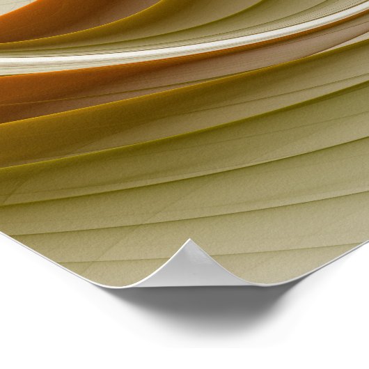 Farben Wertvoller Metalle, Abstraktes Fraktal Kuns Poster (Ecke)