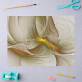 Farben Wertvoller Metalle, Abstraktes Fraktal Kuns Seidenpapier (Basteln)