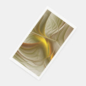 Farben Wertvoller Metalle, Abstraktes Fraktal Kuns Serviette (Ecke)