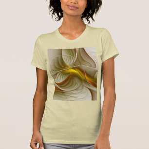 Farben Wertvoller Metalle, Abstraktes Fraktal Kuns T-Shirt