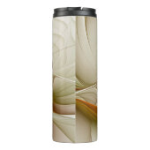 Farben Wertvoller Metalle, Abstraktes Fraktal Kuns Thermosbecher (Rückseite)