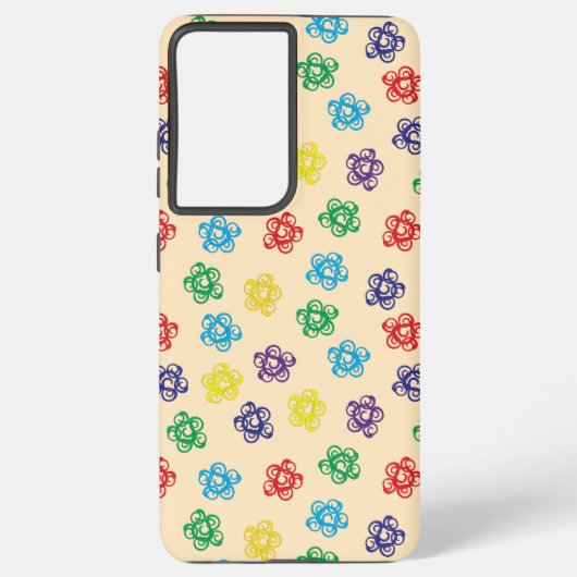 Farben Wirbel Geometrische Circle Samsung Handy Ge Samsung Galaxy Hülle (Rückseite)