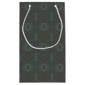 Farben-Wirbels-Geschenktasche des blauen Rotes Kleine Geschenktüte (Rückseite)