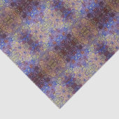 Farben-Wirbels-Seidenpapier des Goldblauen Rotes Seidenpapier (Ausschnitt)