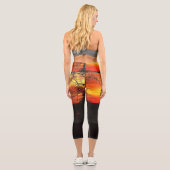 FARBENBEDINGTE NATUREN CAPRI LEGGINGS (Rückseite)