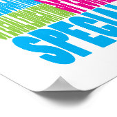 Farbenbesondere Bildung Poster (Ecke)