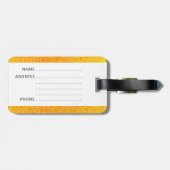 Farbenbier Gepäckanhänger (Rückseite horizontal)