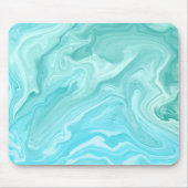 Farbenblauer Abstrakt Mousepad (Vorne)
