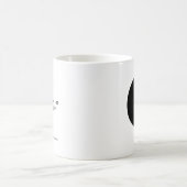 farbenblinder Kreis Kaffeetasse (Mittel)