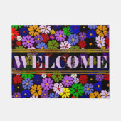 Farbenblüten dekorativer Tor matt Fußmatte (Vorderseite)