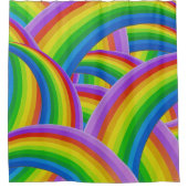Farbenbogen Duschvorhang (Vorderseite)