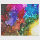 Farbenbogen Geschenkpapier (Flach)