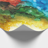 Farbenbogen Geschenkpapier (Ecke)